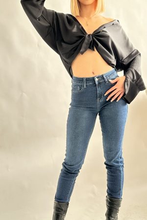 JEAN ΨΗΛΟΜΕΣΟ ΜΠΛΕ