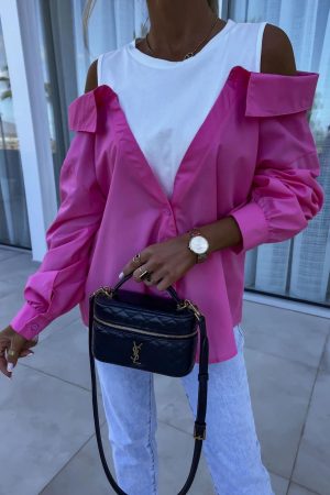 ΠΟΥΚΑΜΙΣΟ ΜΕ ΕΝΣΩΜΑΤΩΜΕΝΟ ΑΜΑΝΙΚΟ ΜΠΛΟΥΖΑΚΙ