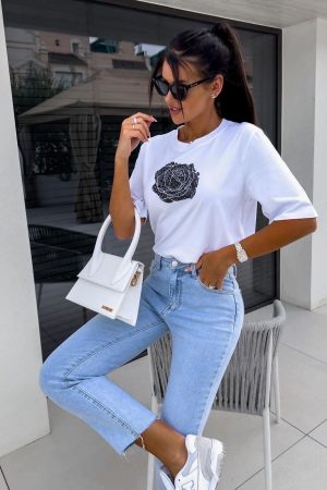 Τ_SHIRT ΒLACK ROSE