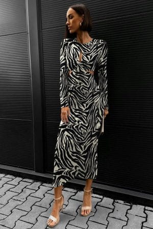 MIDI ANIMAL PRINT